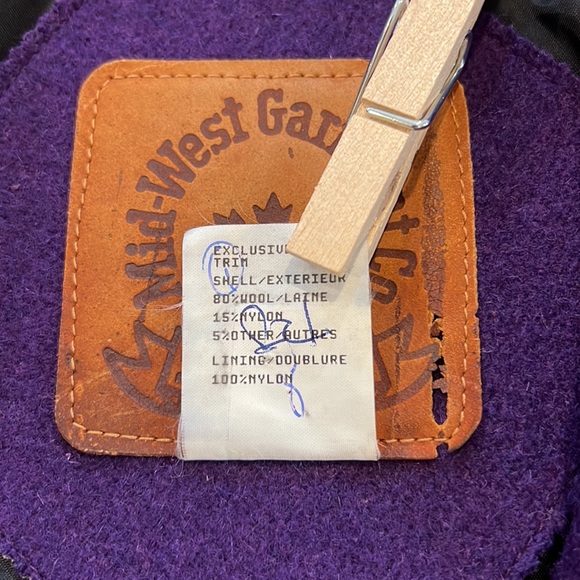 Mid-West Garment Co. vintage purple wool riding jacket - Picture 8 of 11